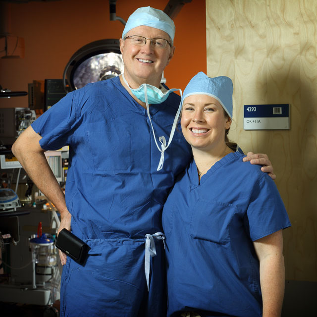 Pediatric urologists John Gearhart and Heather Di Carlo