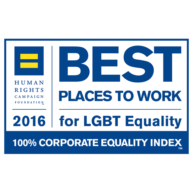 2016 Best Places to Work for LGBT Equality 