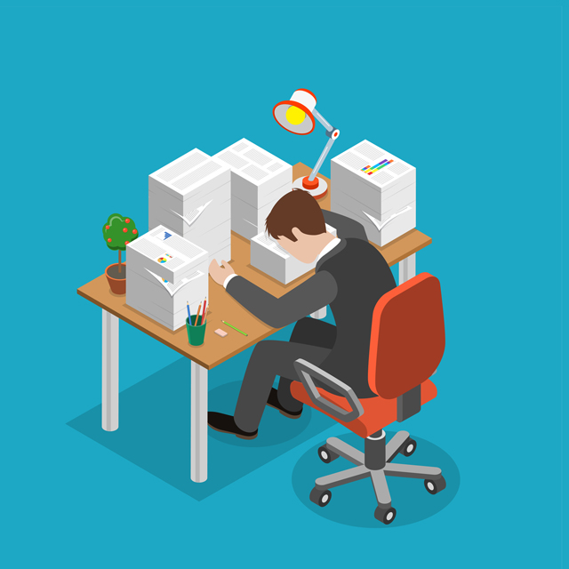 Paper Trail_000080041687_Illustration_Mounds of Paperwork Office_med