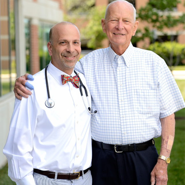 Joe Sufczynski and Dr. Steven Kravet standing together