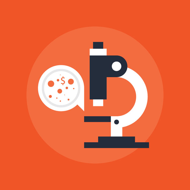 The image shows a microscope.