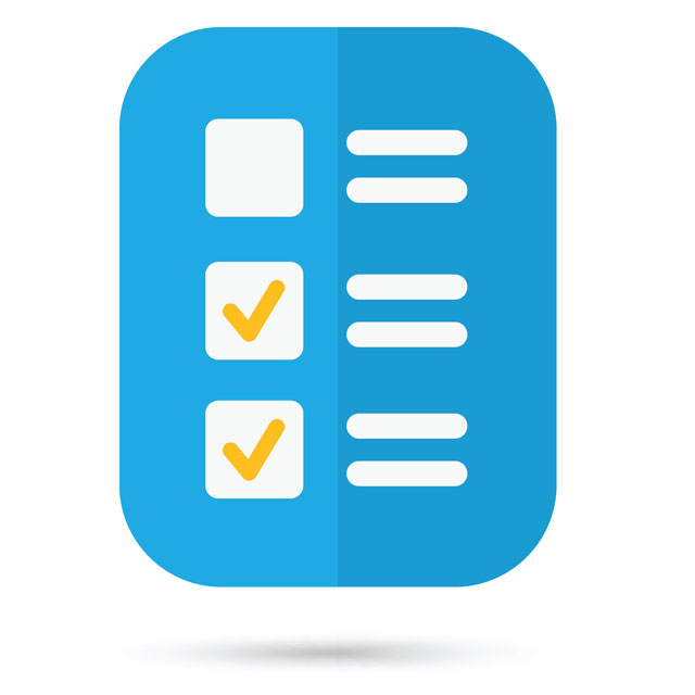 The graphic shows a checkbox.