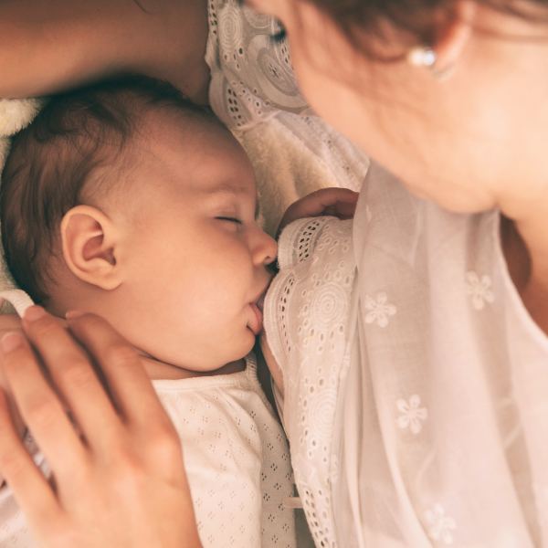Baby breastfeeding