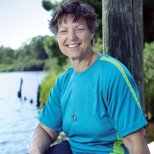 Marie Marucci now walks and exercises regularly, and swears by her pedometer.