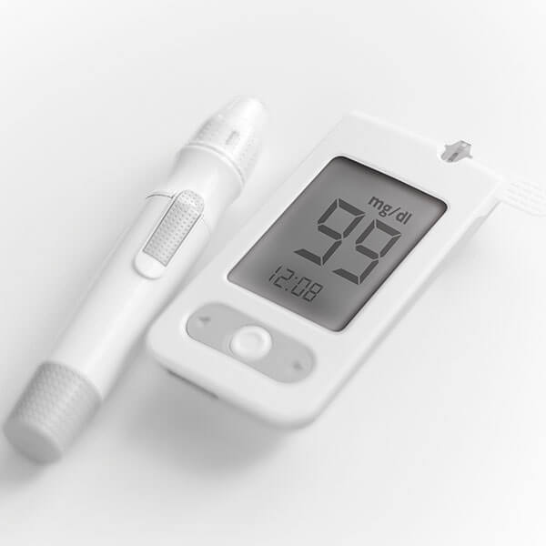 Personal glucometer reading 99 mg/dl