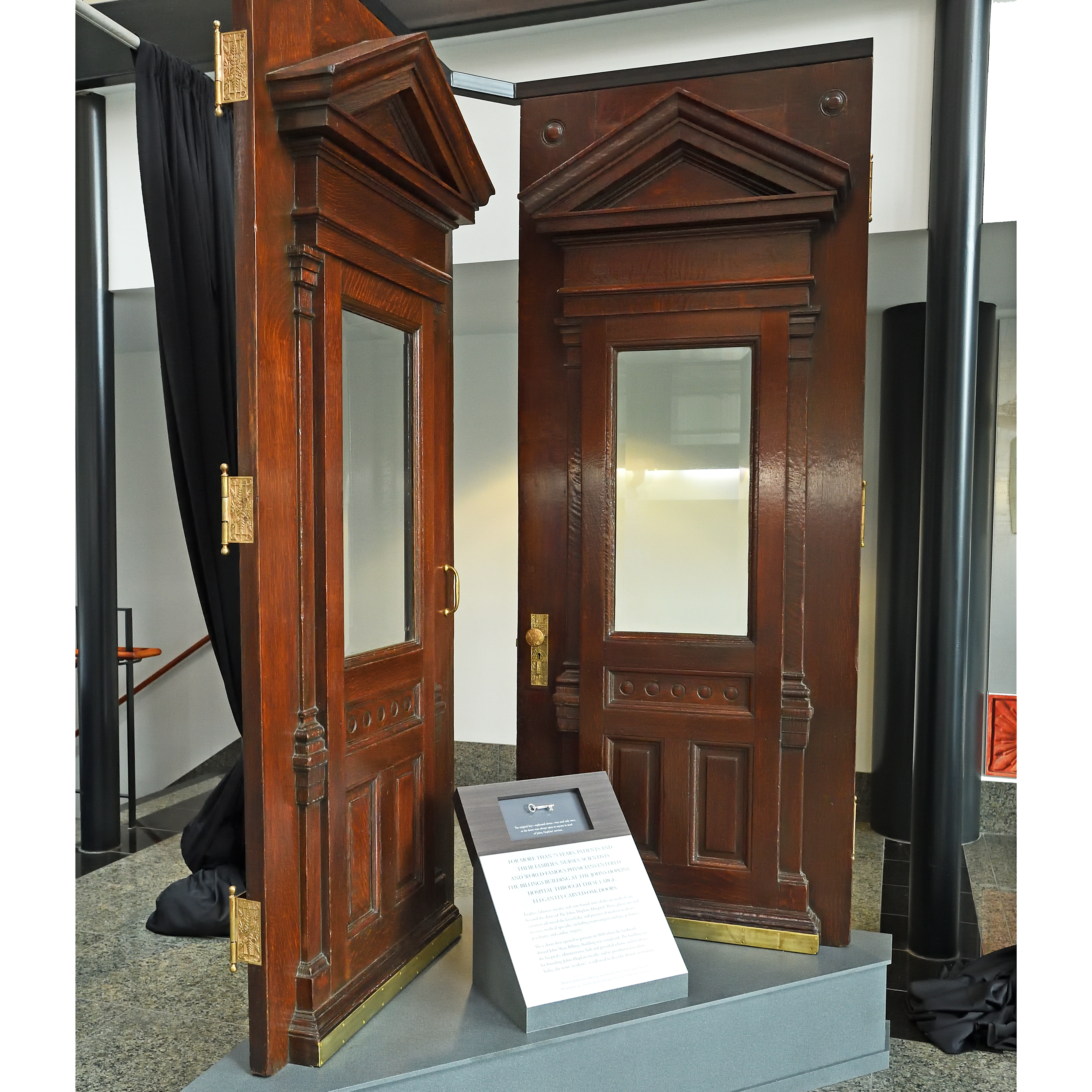 The Johns Hopkins Hospital's original doors