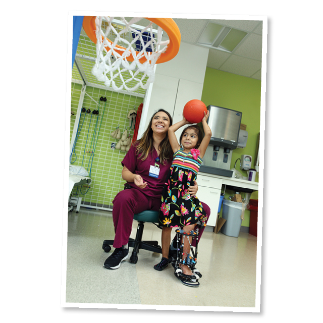 A photo shows physical therapist Alex Parra and Eva Ricano-Medina.