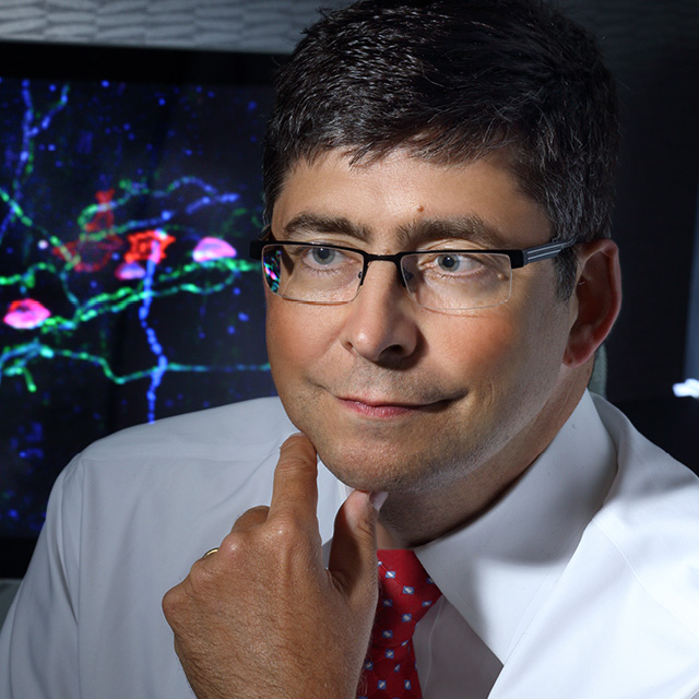 A photo shows Michael Polydefkis.