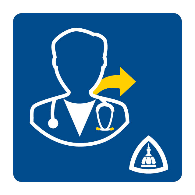 This is an icon for the doctor referral app
