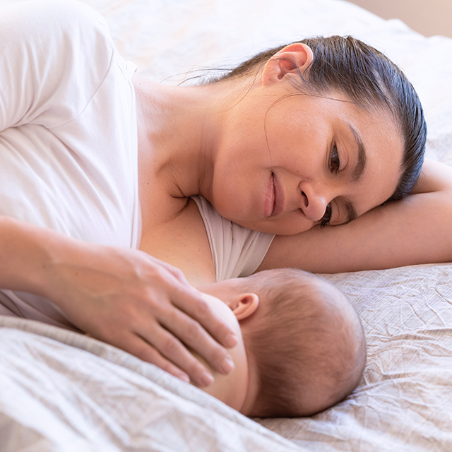 Baby breastfeeding
