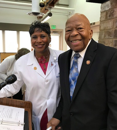 image of Elijah Cummings and Sherita Golden