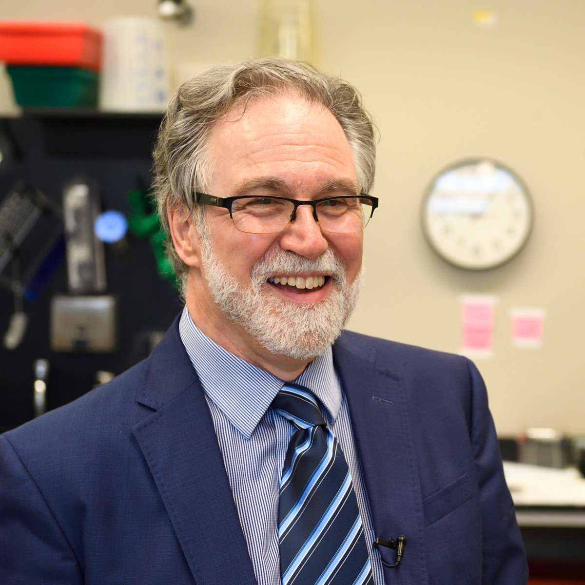 Gregg Semenza after learning that he is co-winner of the 2019 Nobel Prize in Physiology or Medicine. 