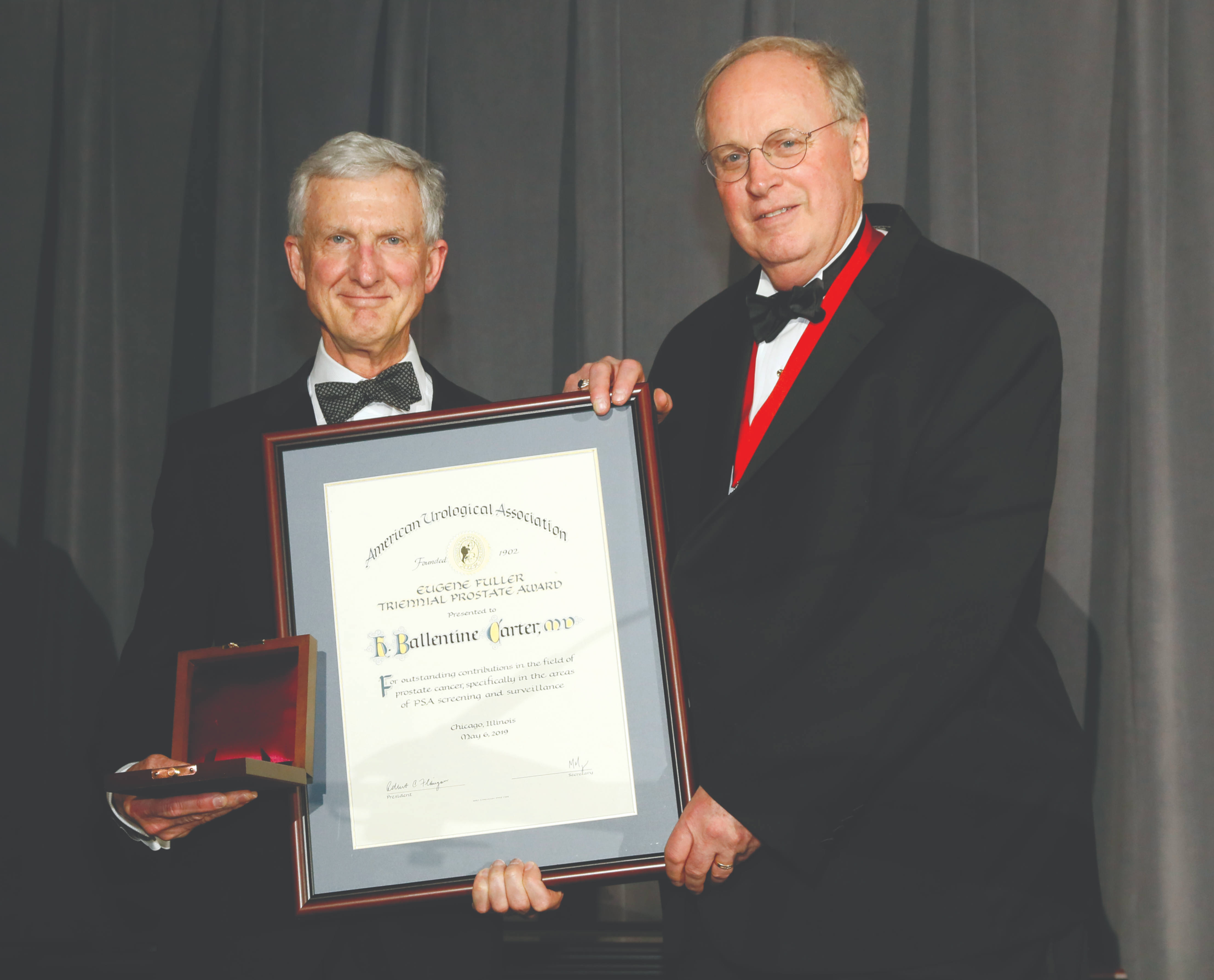 Bal Carter with AUA President