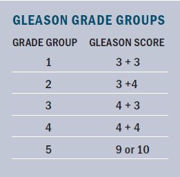 Gleason grade groups from Discovery 2020