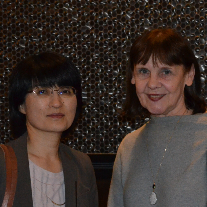 Satomi Kawamoto and Ulrike Hamper at RSNA Alumni event