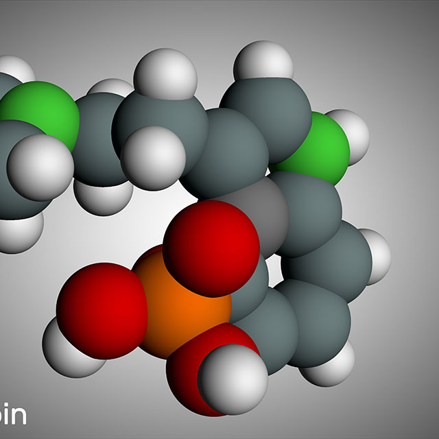 A graphic shows the molecular structure of psilocybin.