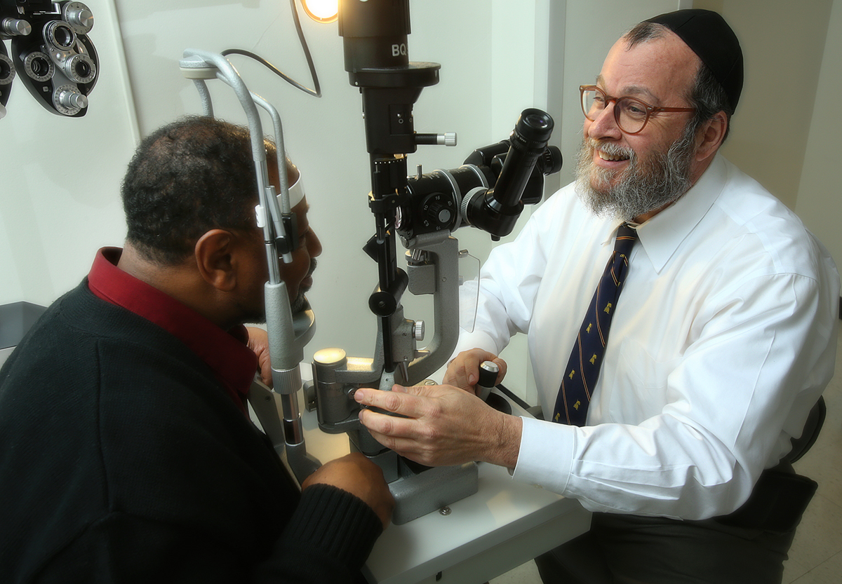 Eric Singman and patient