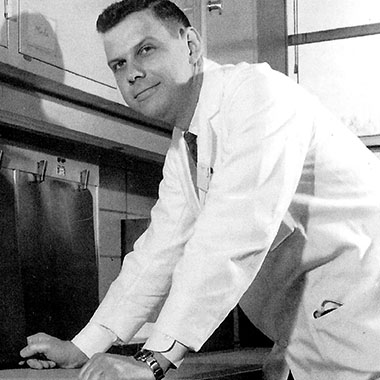 Photo of Dr. George Zuidema from 1964, when he was appointed director of the Department of Surgery at Johns Hopkins.