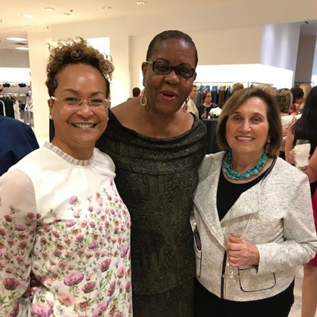 photo of the three Breast Ambassador volunteers, Jacqueline Beale, Ann Everett and Judy Sackheim.