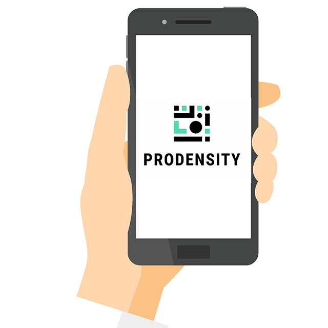 An illustration shows an app for tracking. 