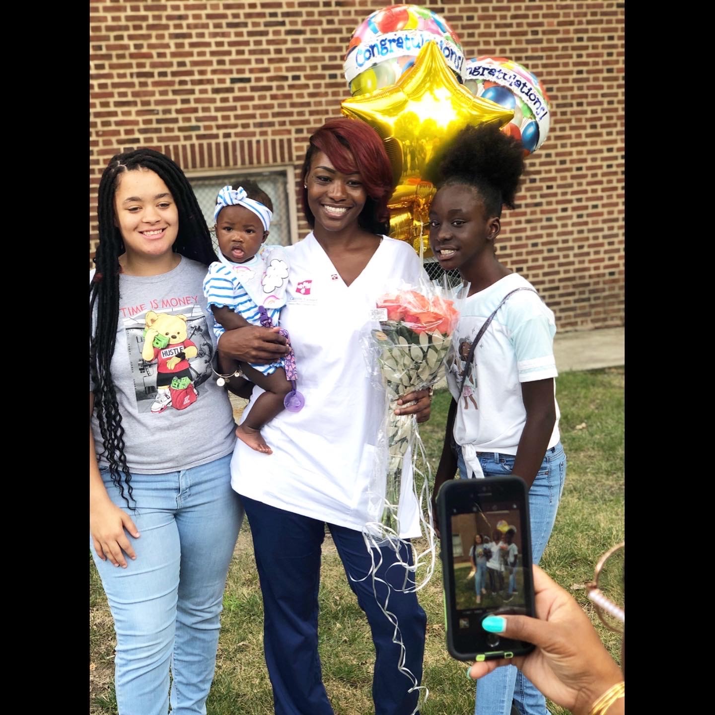Donnise Nole-Fuller, a 2019 Caroline Center graduate who now works at the Johns Hopkins Hospital as a pharmacy technician.