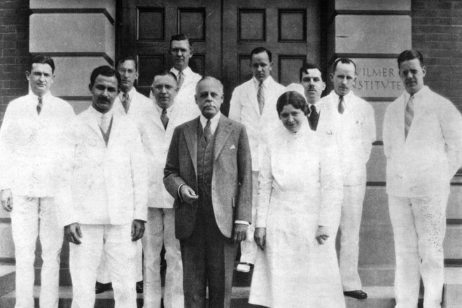 Wilmer Ophthalmological Institute residents and interns, 1929-1930.