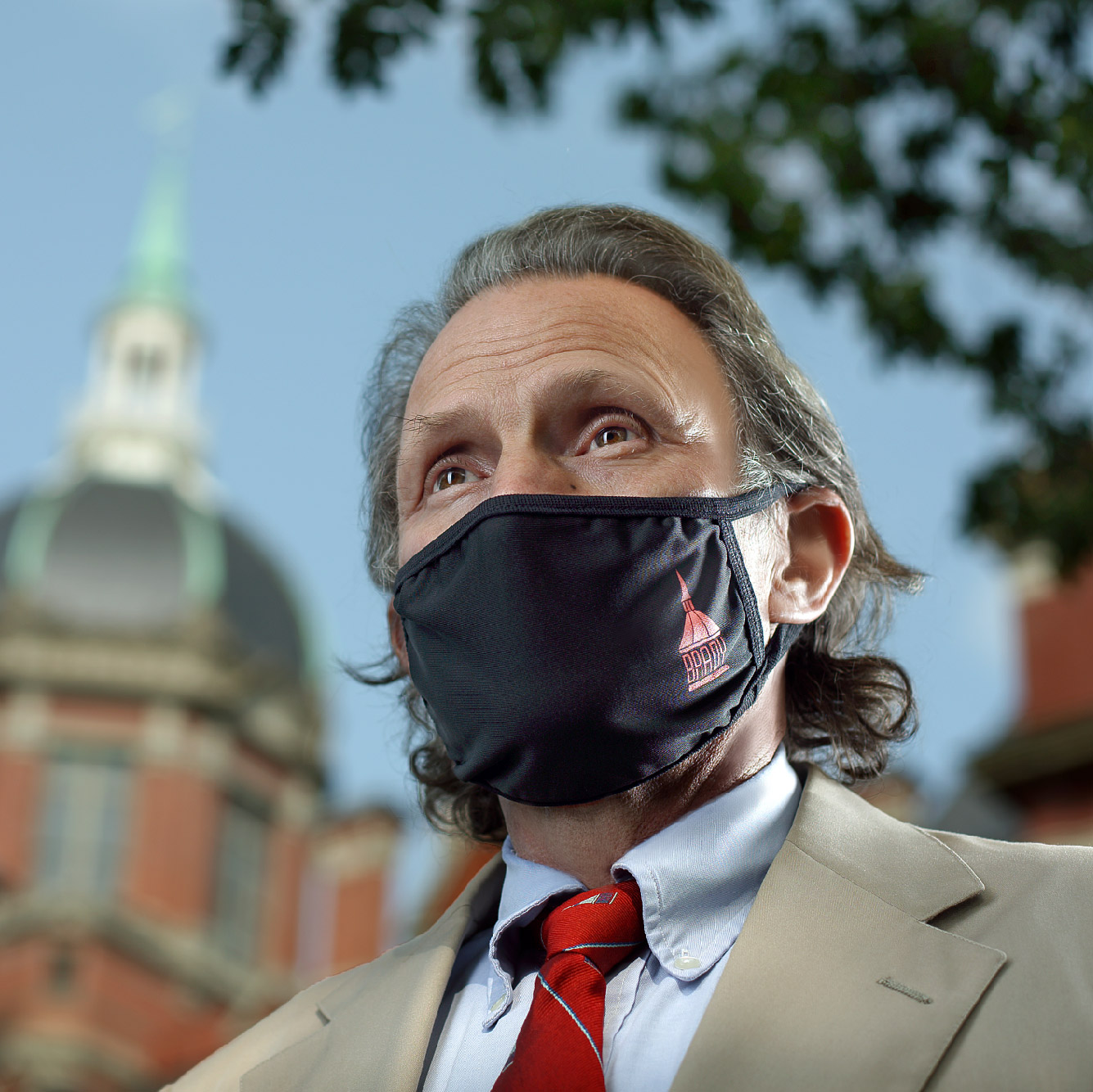 William Isaacs outside Brady Urology 