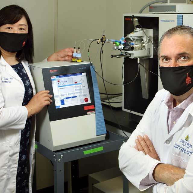 Drs. Allan Partin and Hui Zhang