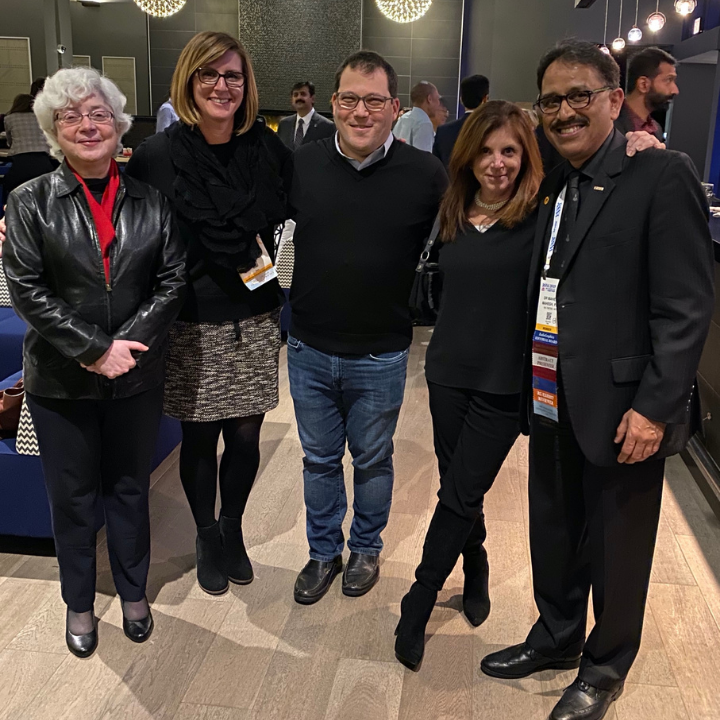 group shot of Zaver Bhujwalla, Stacey Baldwin, Clifford Weiss, Pamela Johnson, Mahadevappa Mahesh