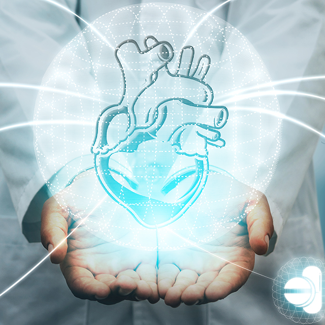 A graphic represents telemedicine. 