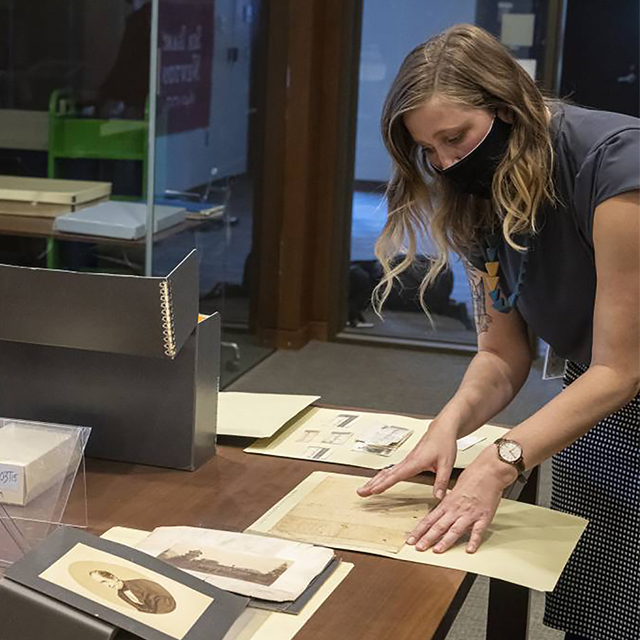 A photo shows Allison Seyler in the archives.
