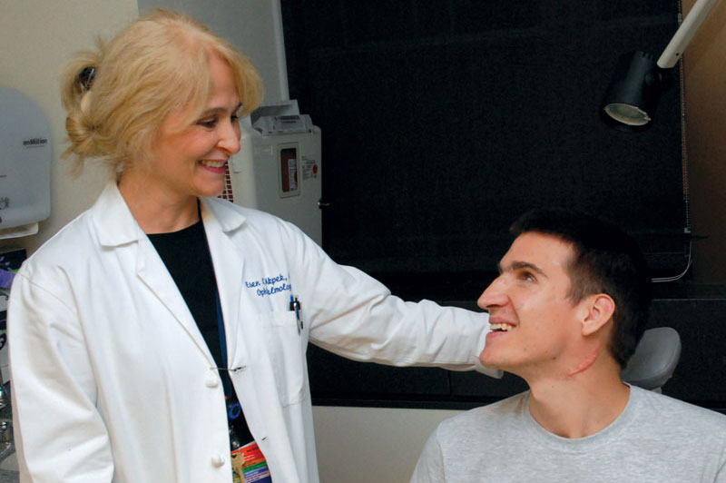 Dr. Esen Akpek with Oleksandr Popruzhenko