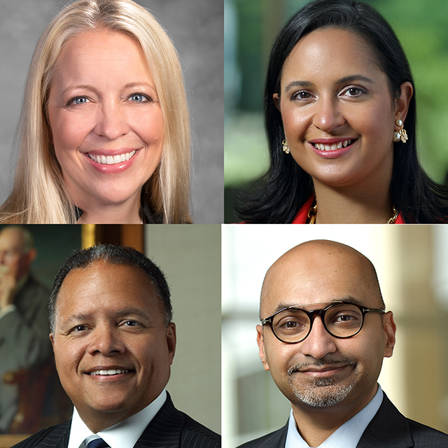 Photos of the four leaders featured in the article.