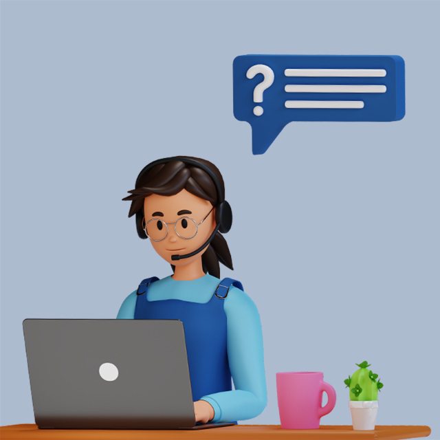 Call center illustration