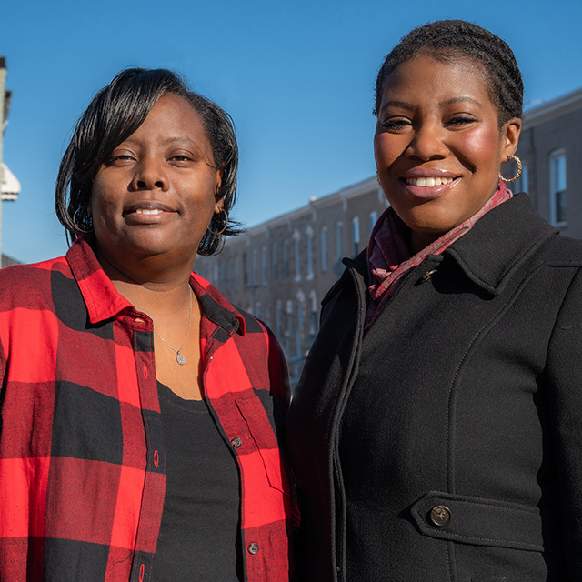 Tiffany Scott, left and Chidinma Ibe, right