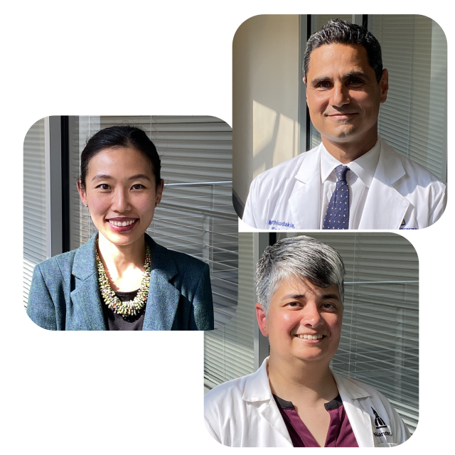 Leaders of the Baltimore Metropolitan Diabetes Regional Partnership are, from left, Nestoras Mathioudakis, Alice Siawlin Chan and Nisa Maruthur.