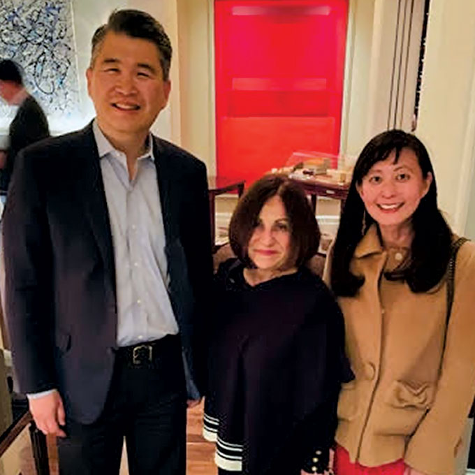 dr and mrs misop and Susan Han with Toni Boucher