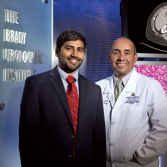 urologist Nirmish Singla and oncologist Yasser Ged