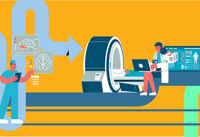 illustration of radiologists