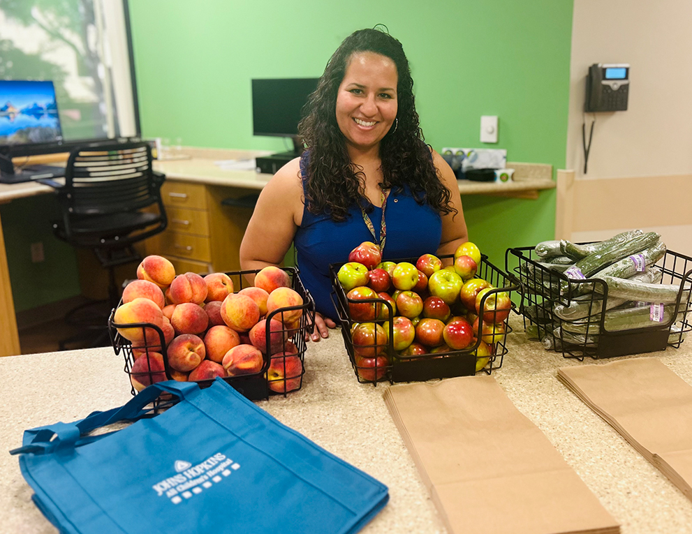 Johns Hopkins All Children’s Hospital Supports Community with Food Market