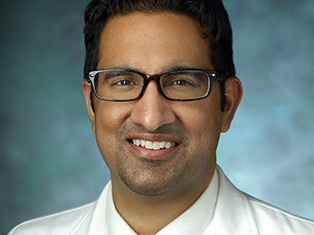 Portrait of a doctor smiling.