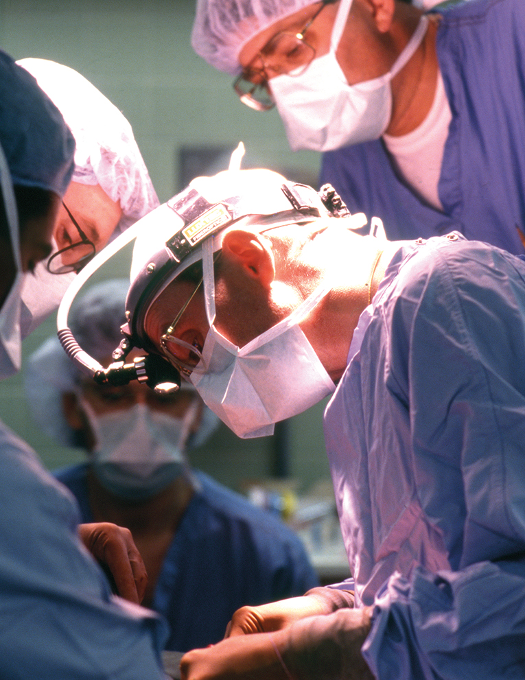 Patrick Walsh in surgery