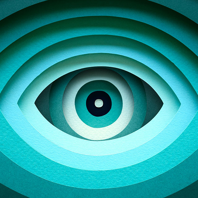 conceptual illustration of eye