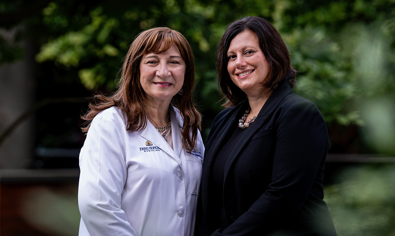 Anesthesiologist Marie Hanna, left, and psychiatrist Traci Speed are national leaders in pain management.