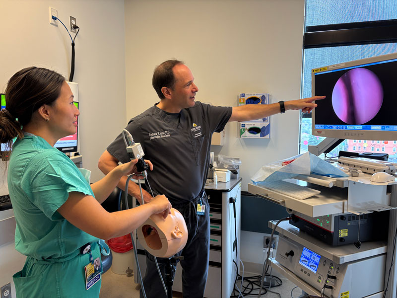 Hopkins doctors and residents i the 2025 department of otolaryngology residency simulation bootcamp