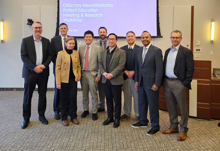 Johns Hopkins contributors and residency alumnus at the 6th Annual Olfactory Neuroblastoma Patient Education Meeting and Research Workshop