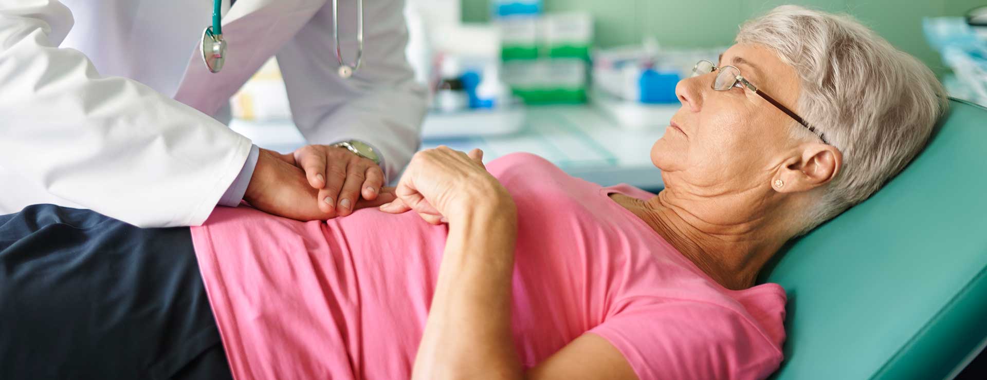 woman being examined