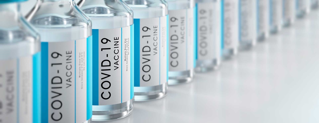 COVID-19 Vaccine vials
