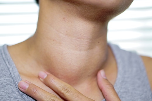 lump in a man's neck