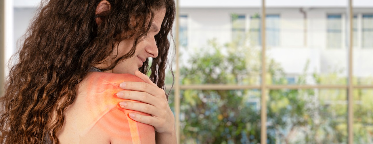 Women experiencing shoulder pain